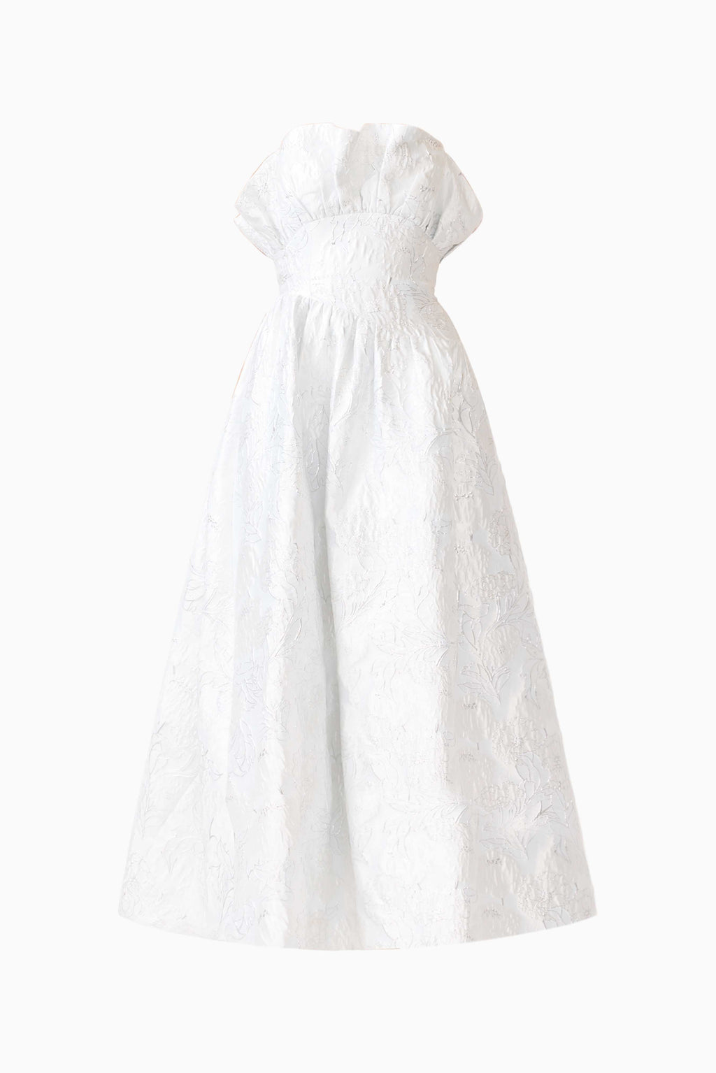 Laurel Sleeveless Maxi Dress in Silver