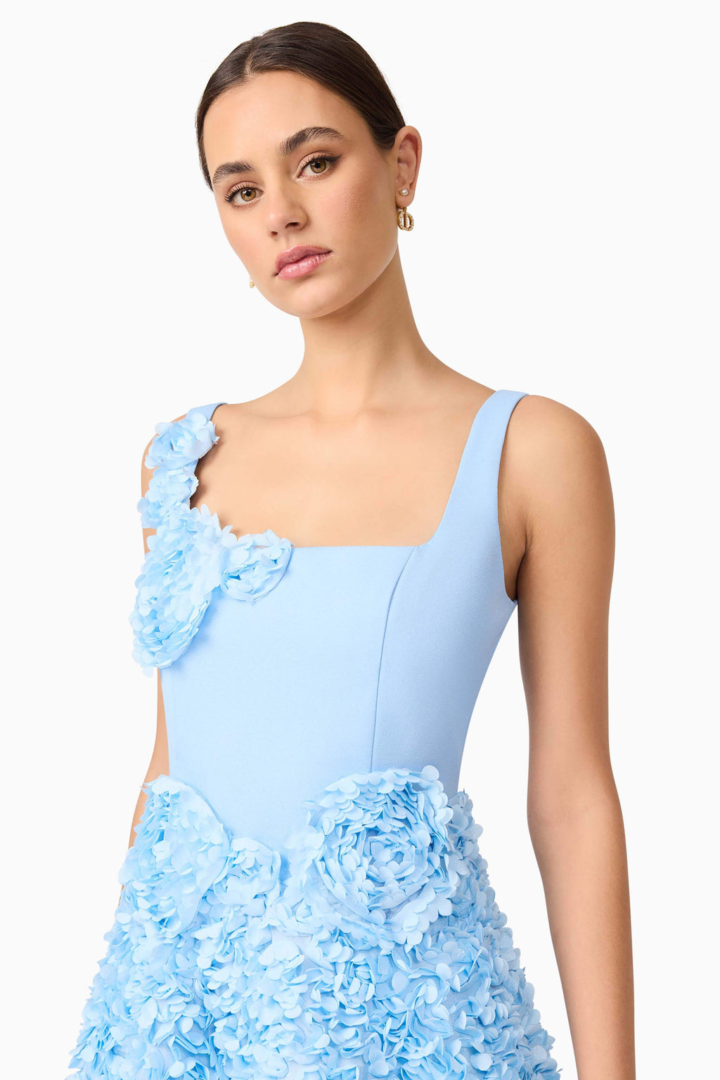 Kaia Floral Maxi Dress in Blue