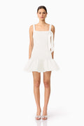 Dandelione Mini Dress in White