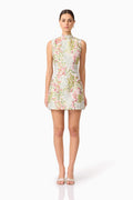 Calaantha Shift Mini Dress in Floral