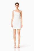 Sydney Strapless Mini Dress in White
