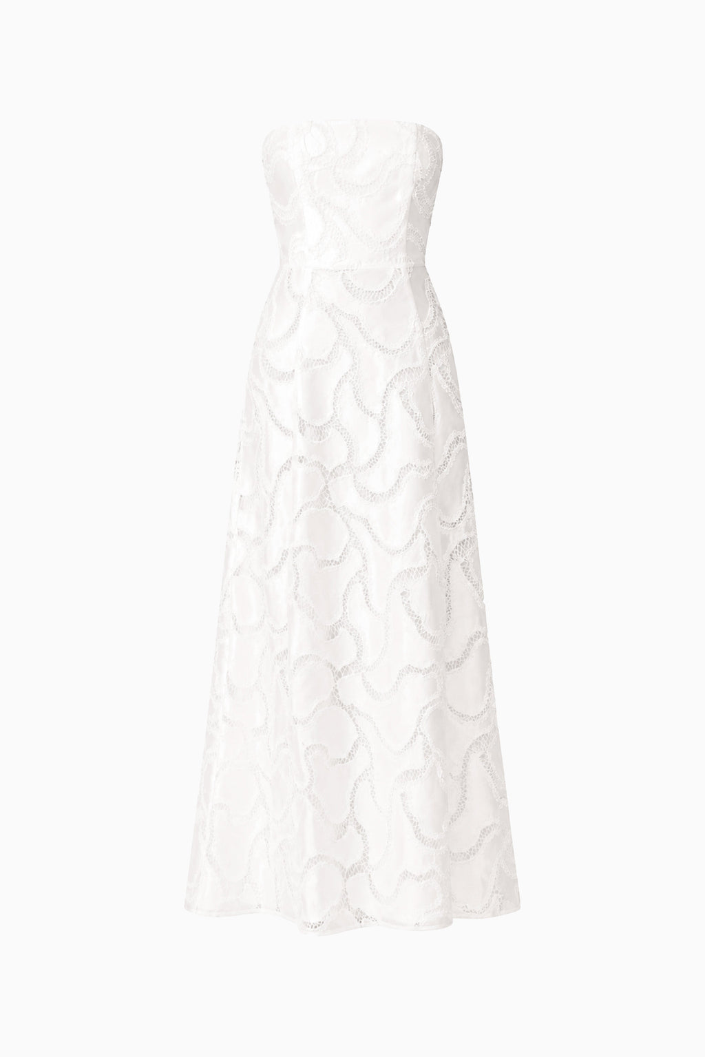 Elara Beaded Gown in White