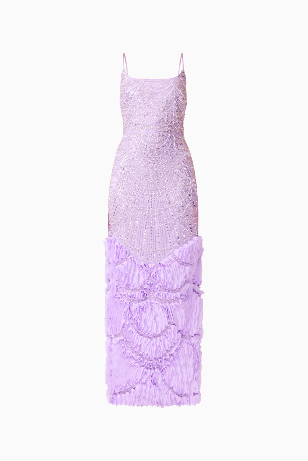 Cerise Embellished Gown in Purple