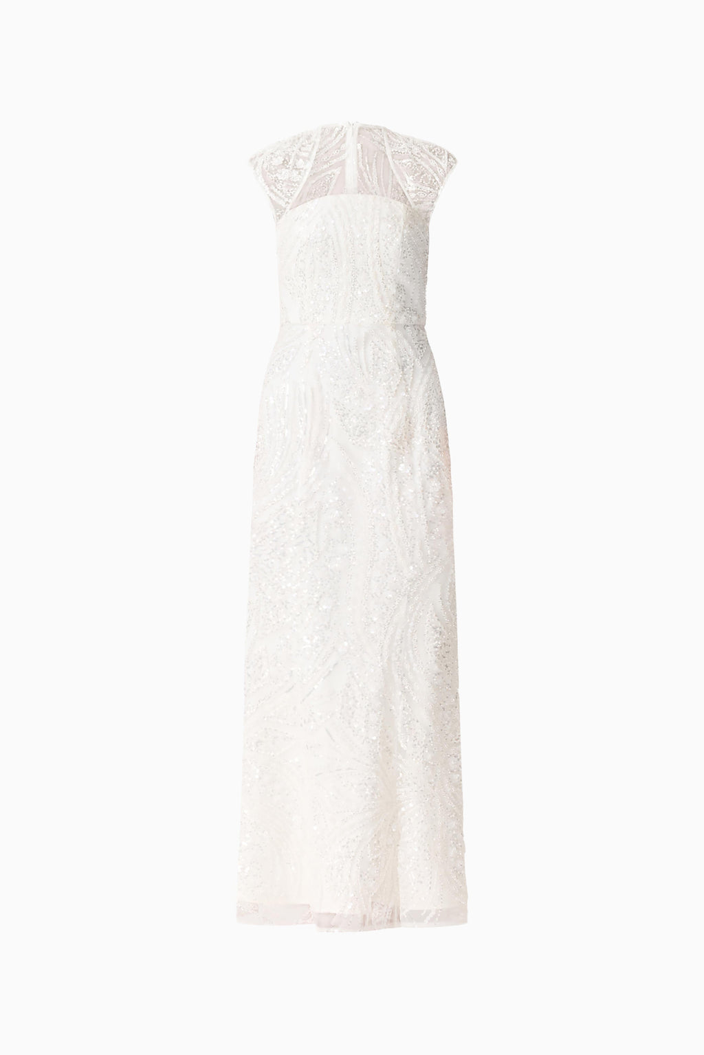 Daelia Embellished Gown White