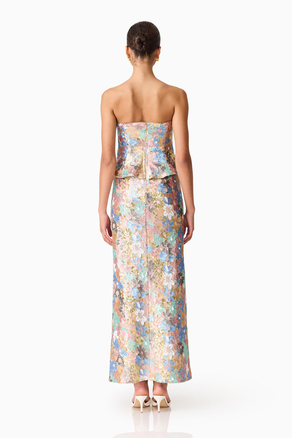 Athea Sequin Gown in Floral