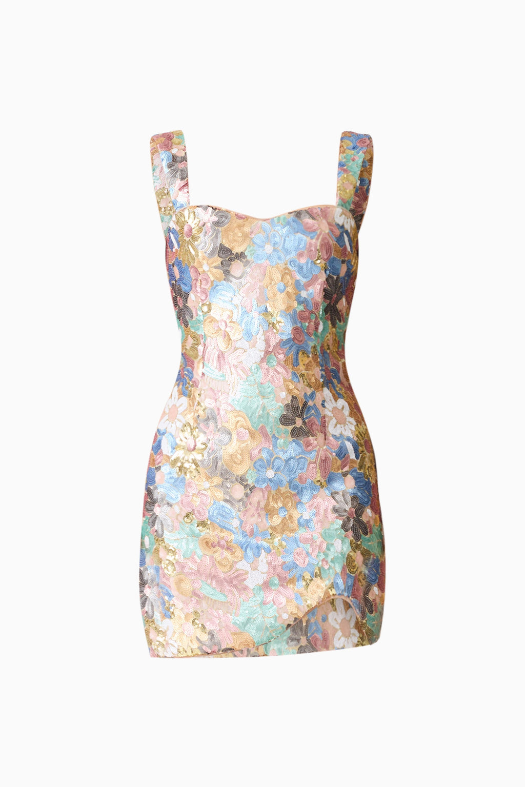Athea Sequin Mini Dress in Floral