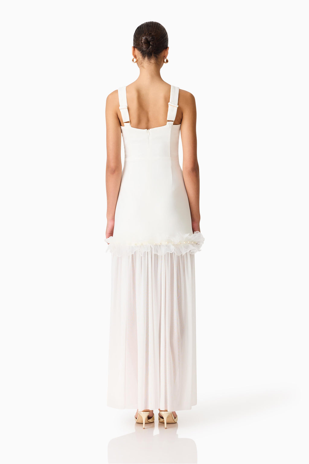Sia Sweetheart Gown in White