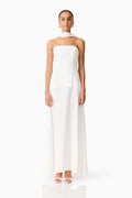 Noralyn Strapless Gown in White