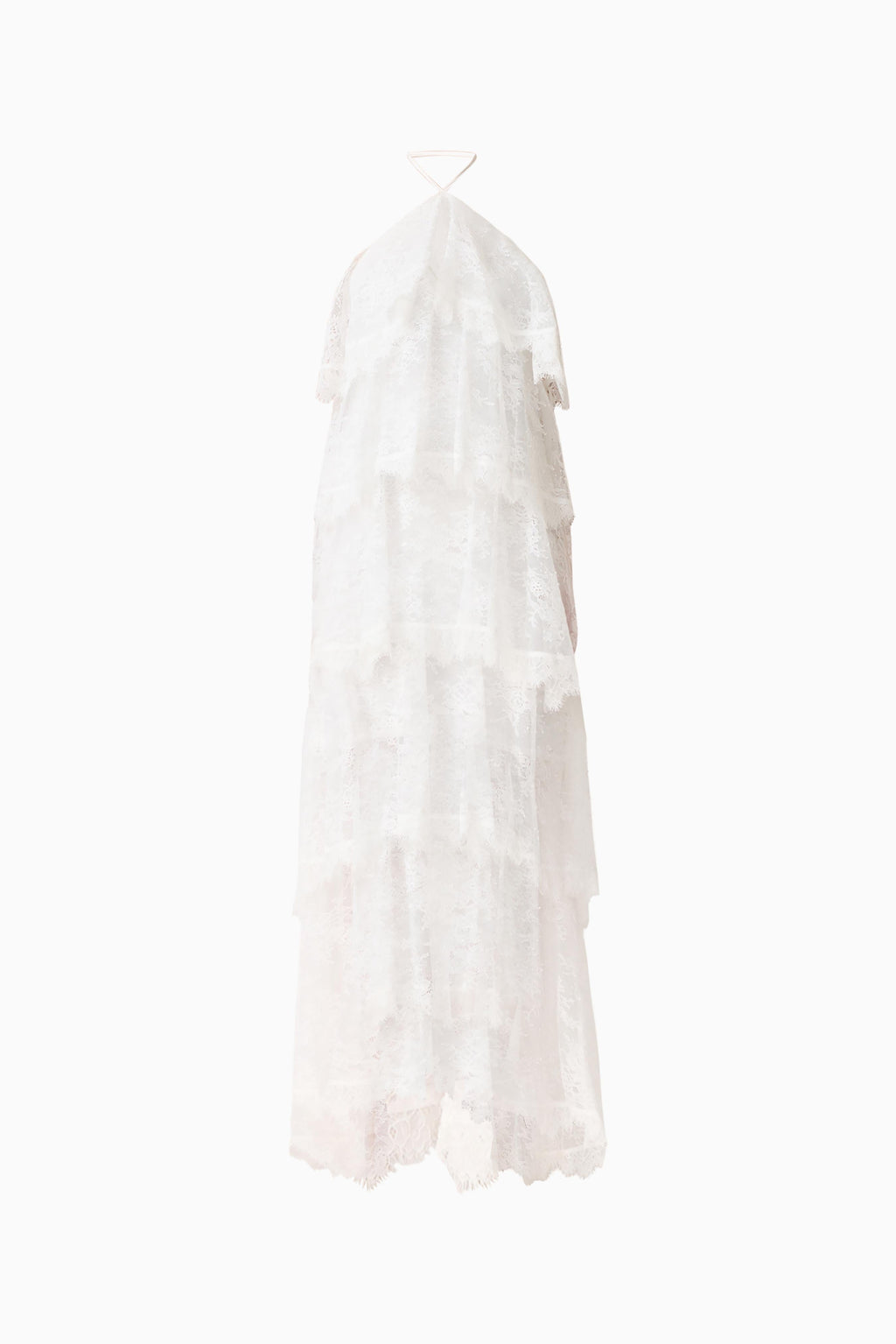 Evelin Lace Gown in White