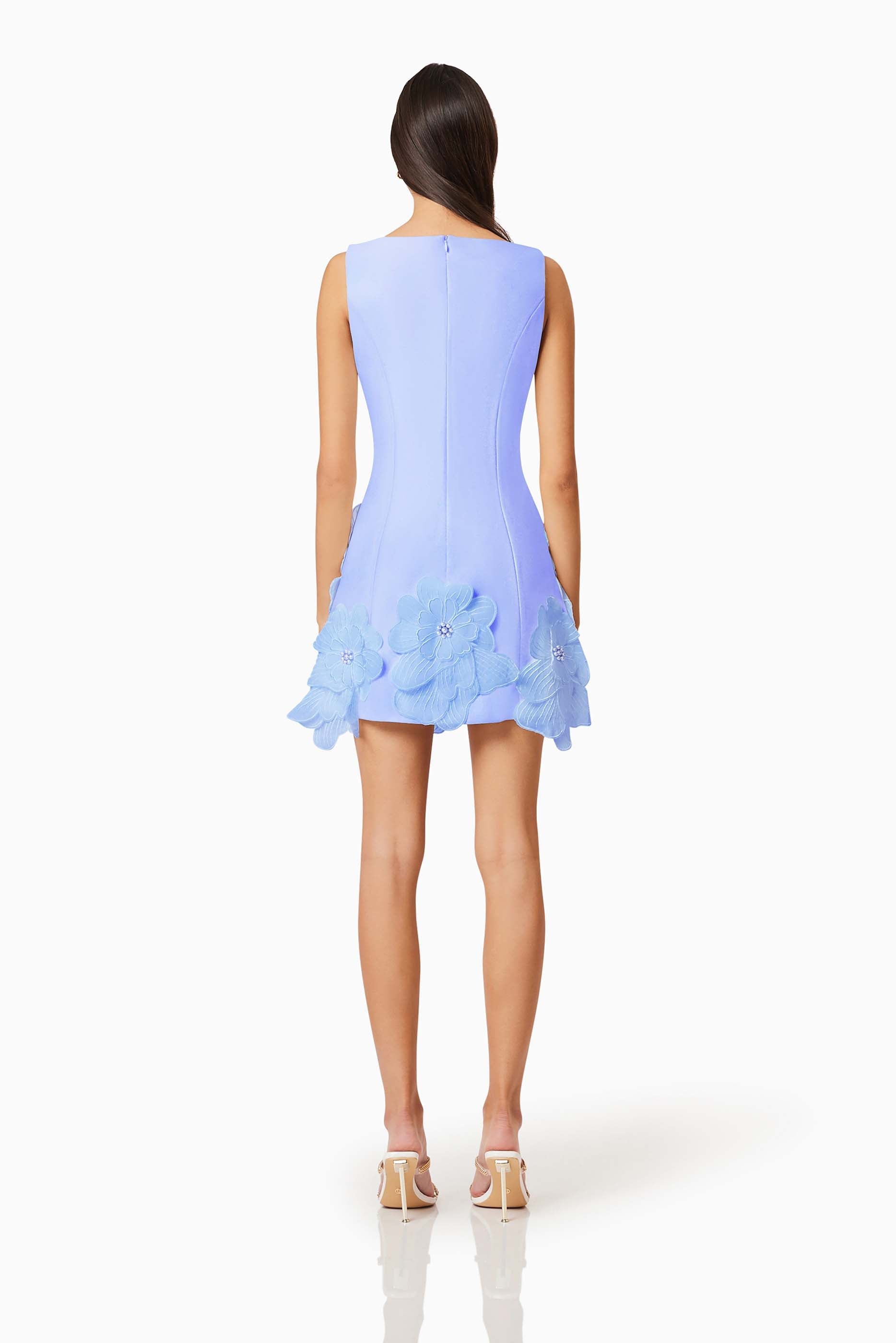 Janelle Mini Dress in Blue