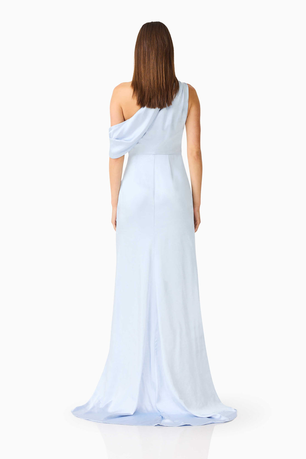 Isadora Off The Shoulder Gown in Pale Blue