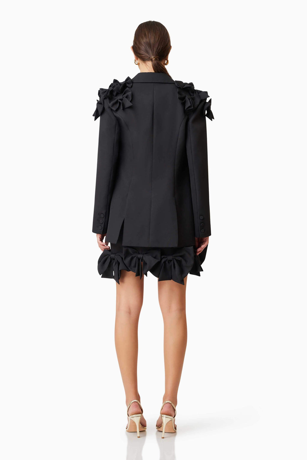 Kennedy Oversized Tailored Jacket in Black