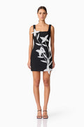 Ilaria Party Mini Dress in Black