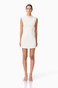 Rafaela Mini Shift Dress in White