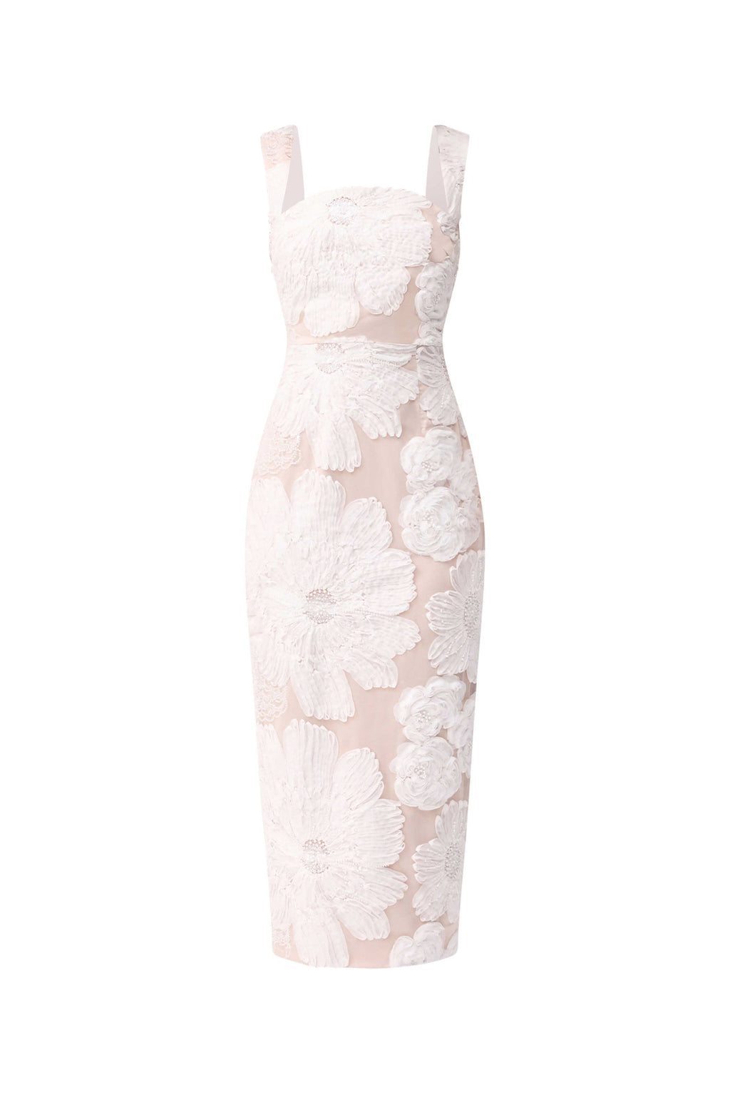 Roxana Midi Dress in White