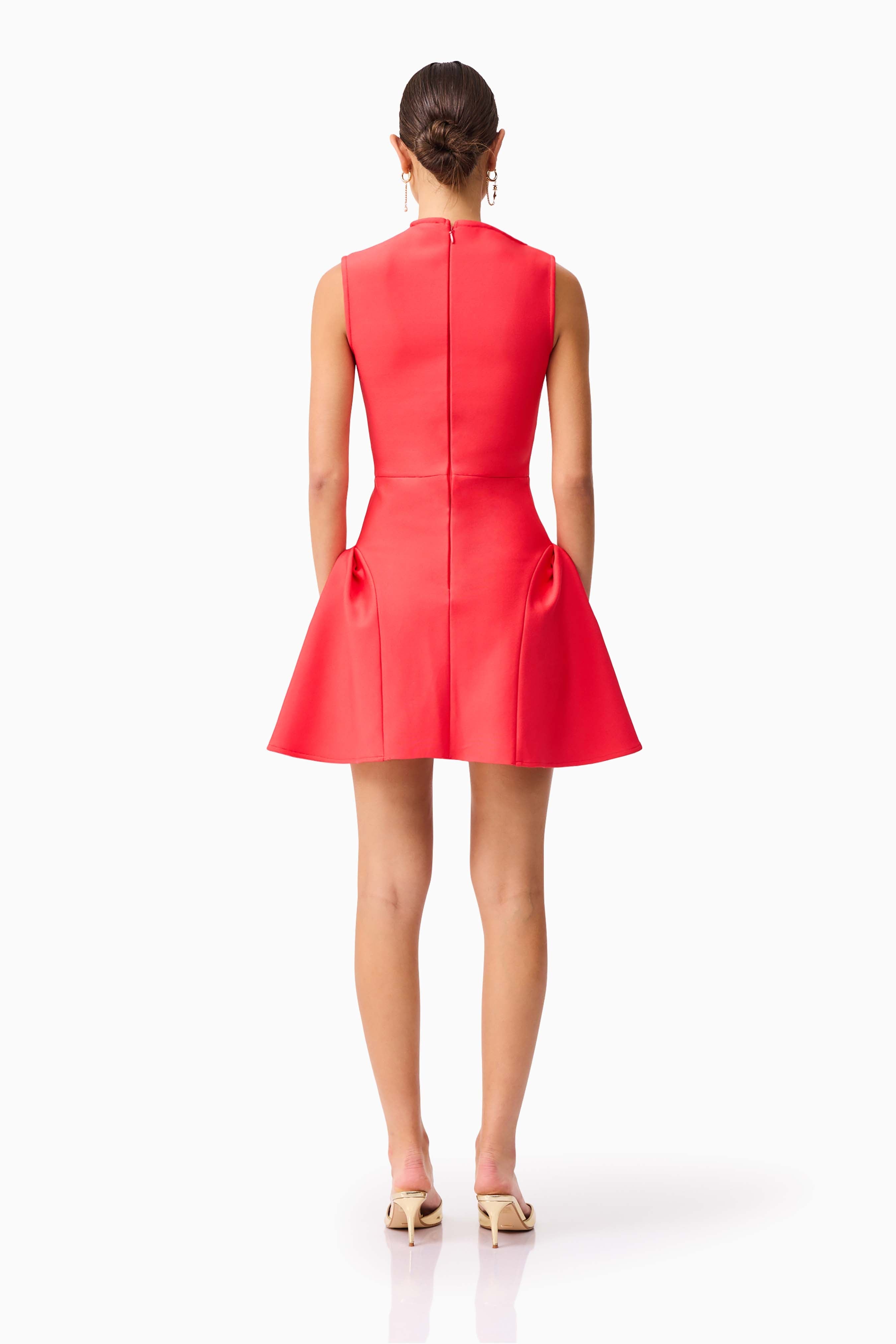 Jesselle Mini Dress in Red