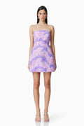 Vonni Party Mini Dress in Purple