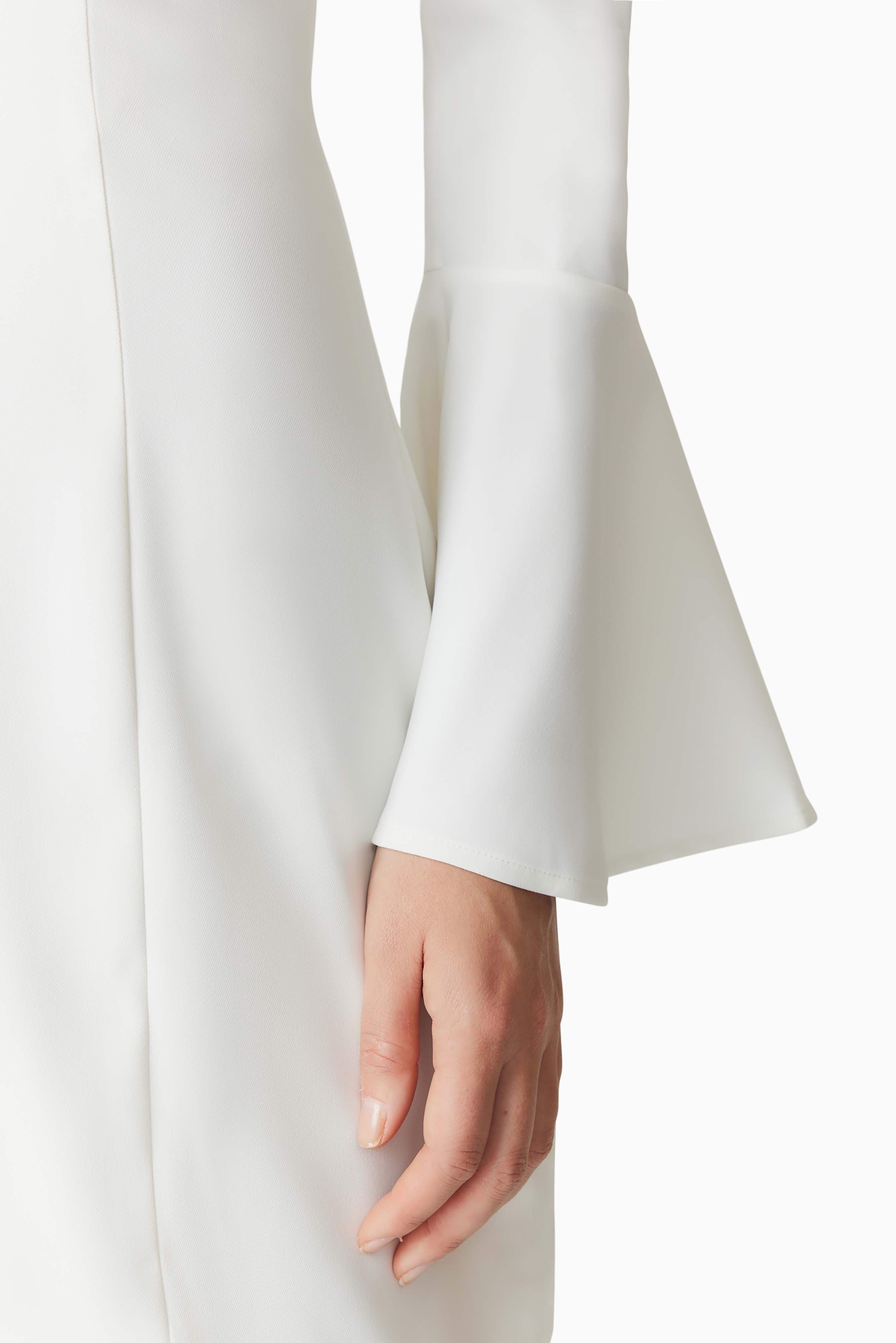 Hazelle Strapless Mini Dress in White