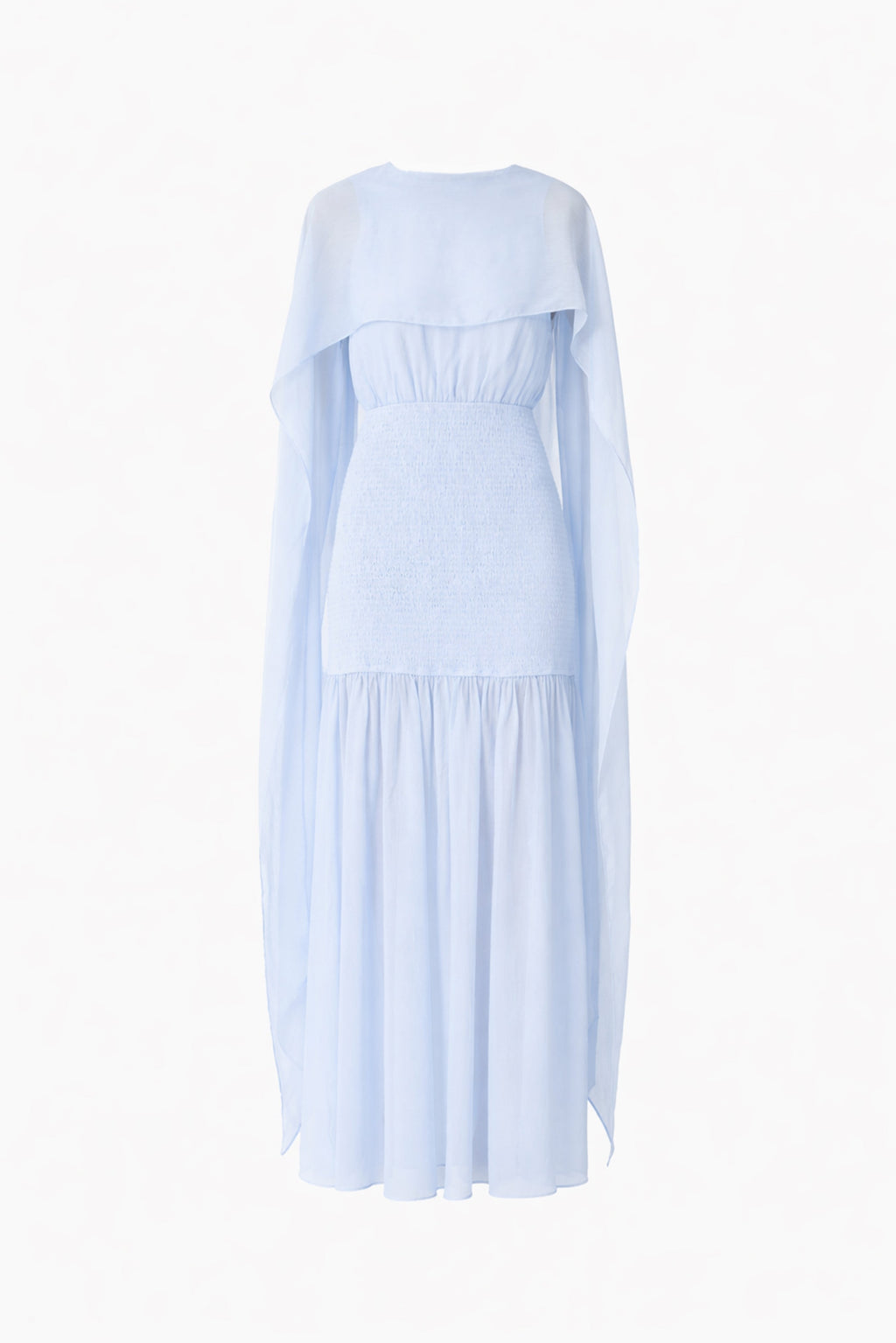 Eliane Cape Gown in Blue