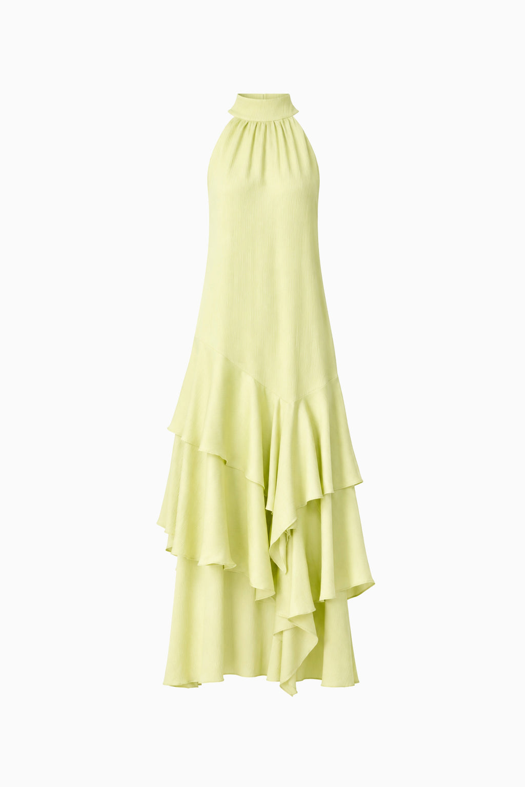 Varella Halter Gown in Pistachio Green