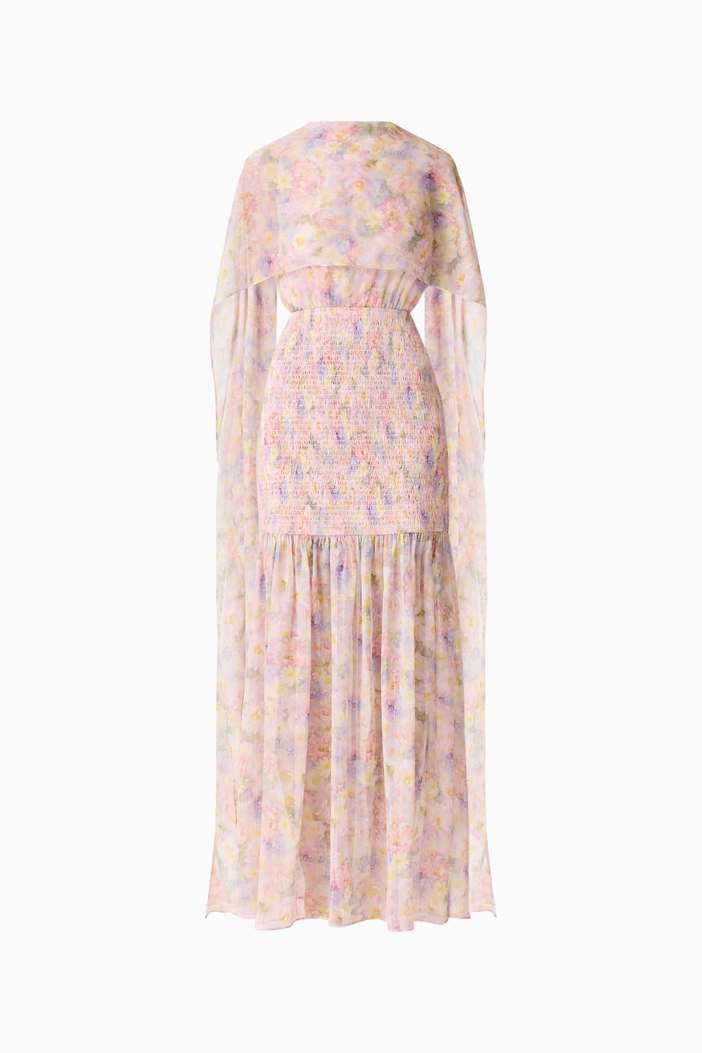 Alinda Cape Gown in Pink Floral