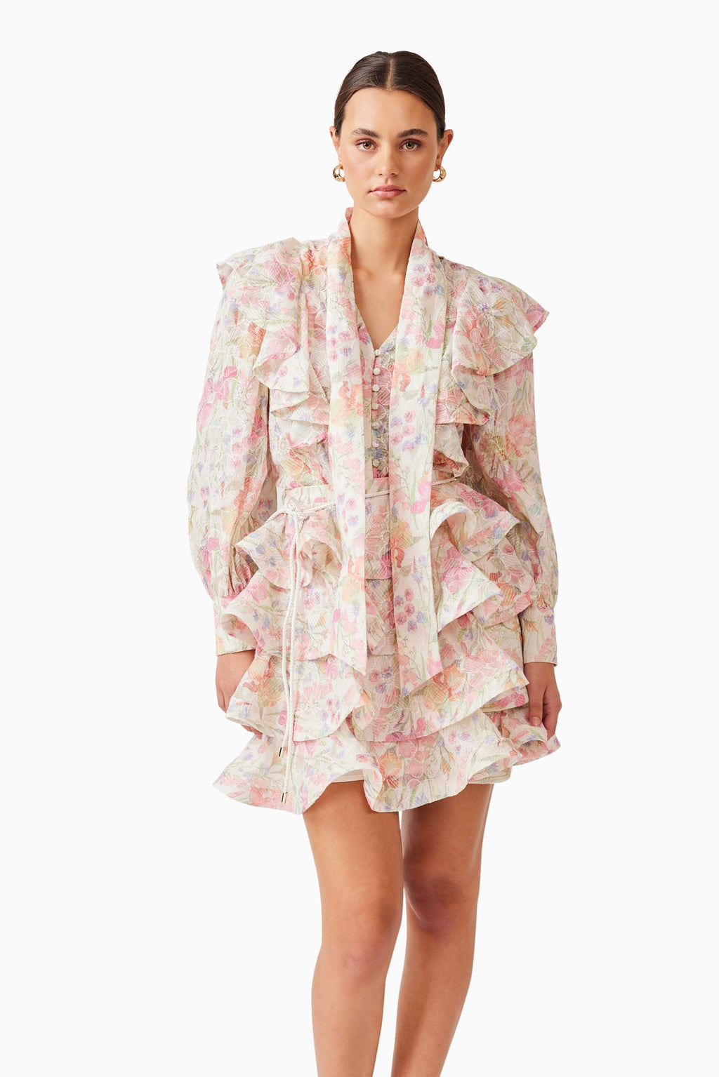 Alimia Frill Set in Floral