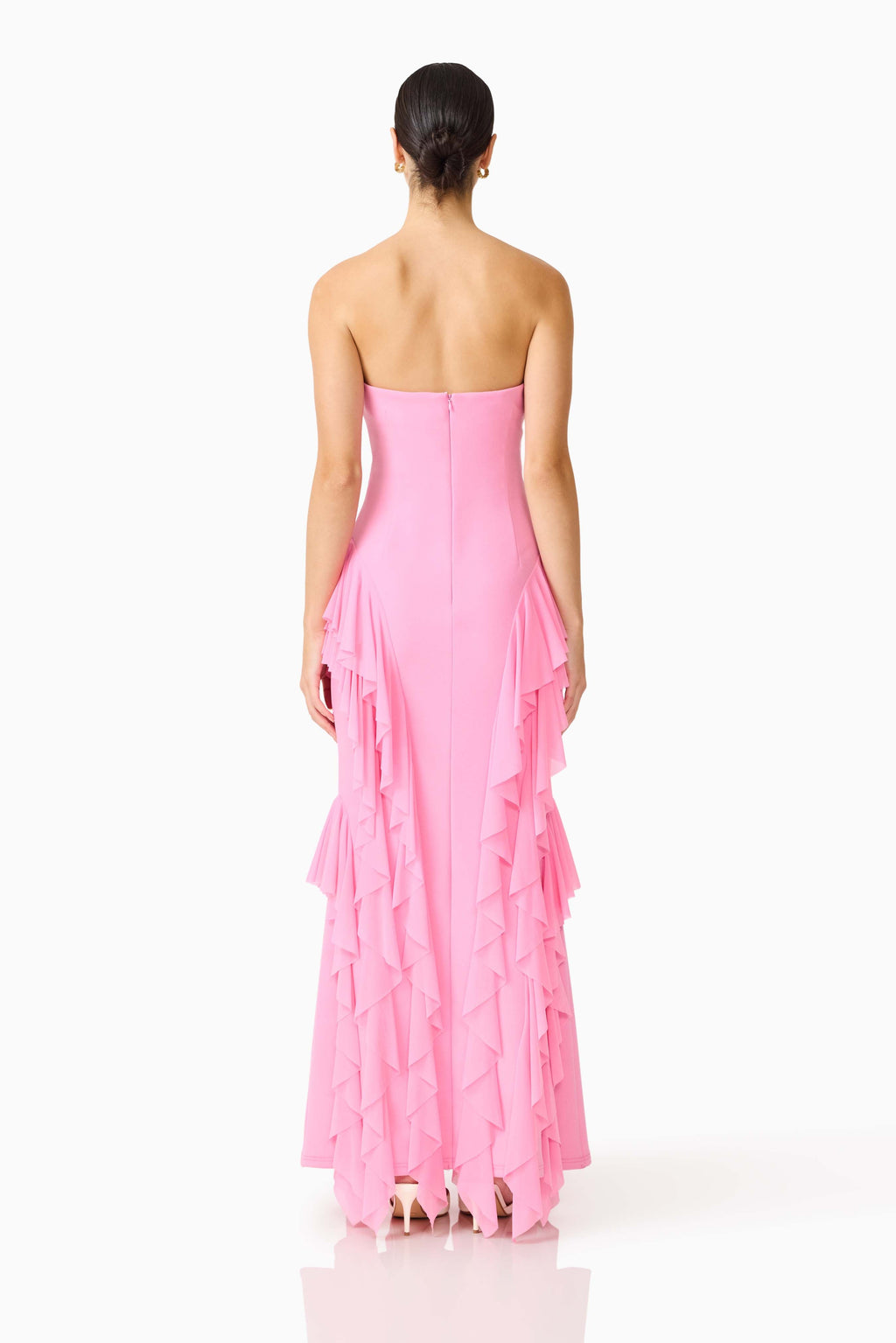 Amelina Strapless Gown in Pink