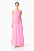 Amelina Sash Gown in Pink