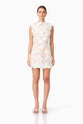Yvette 3D Dress In White