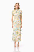 Oslo 3D Floral Midi Dress