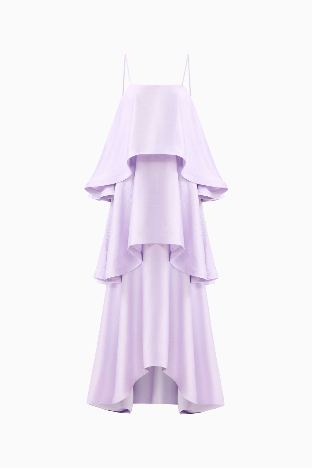 Tilly Tiered Maxi Dress in Purple