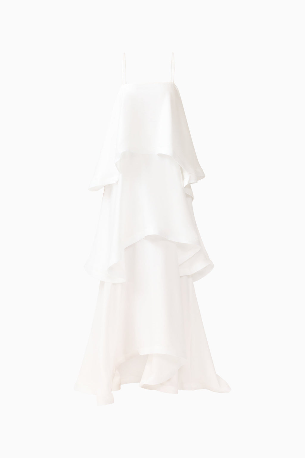 Tilly Tiered Maxi Dress in White