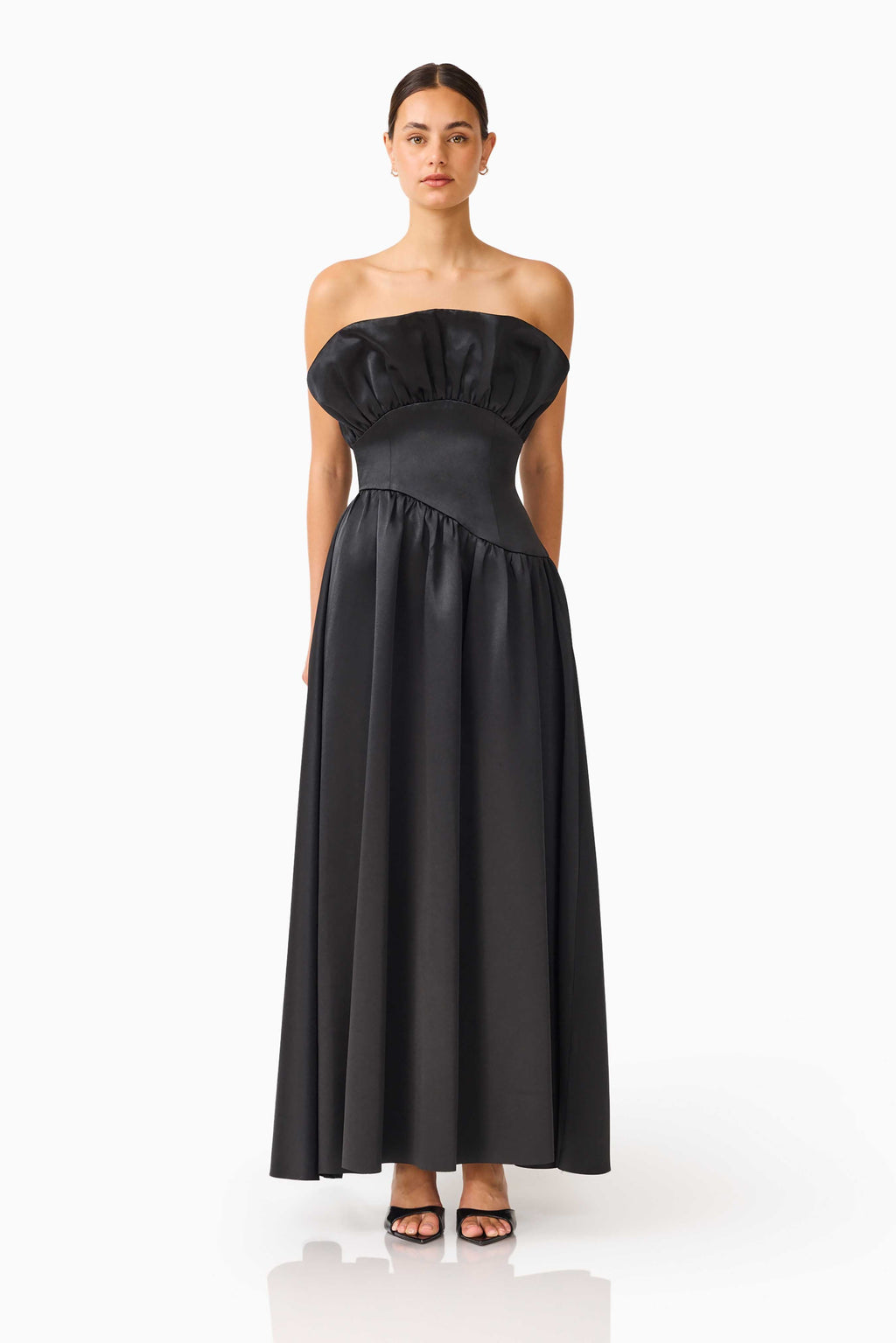 Laurel Sleeveless Maxi Dress in Black