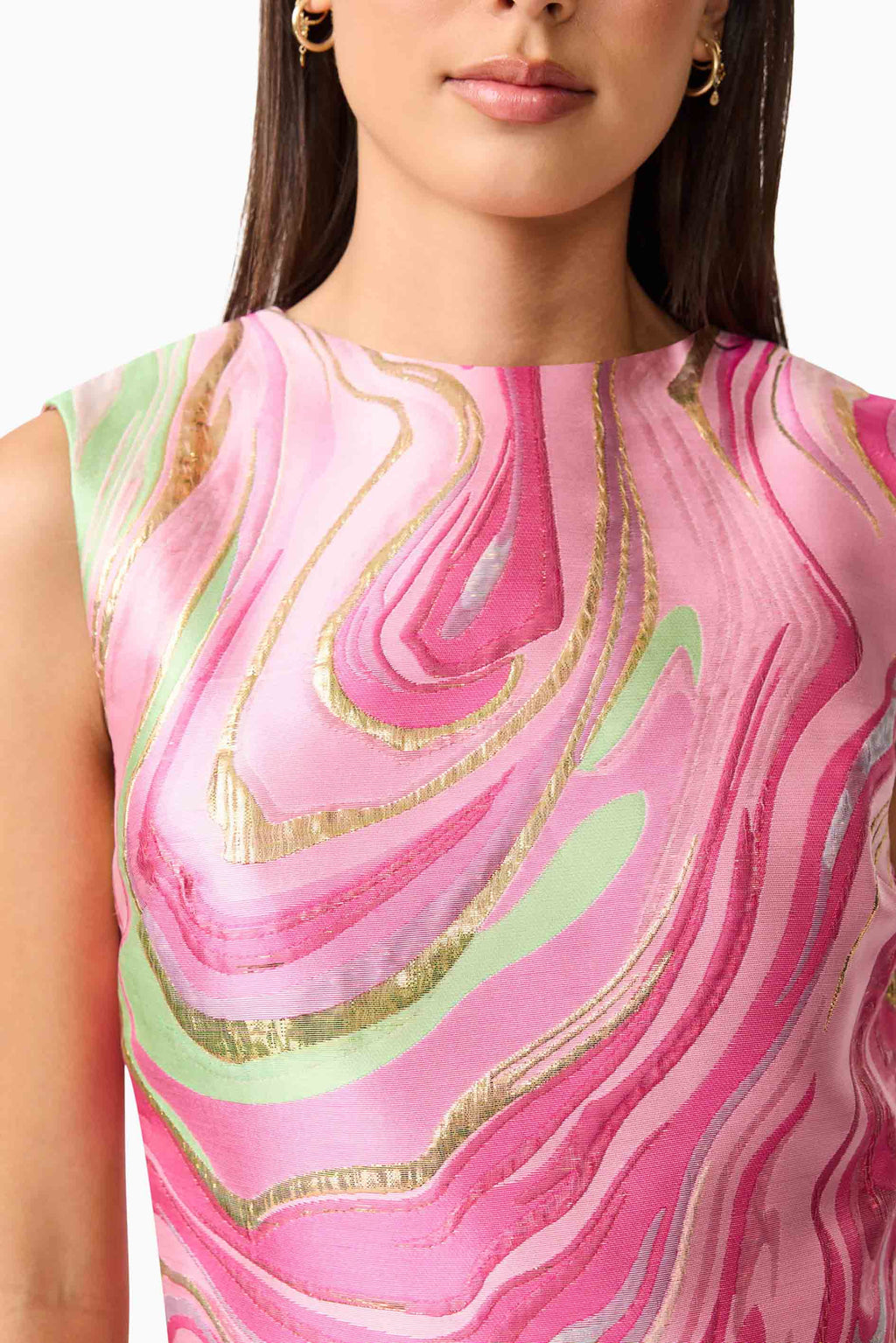 Mirella Top & Skirt Set in Pink