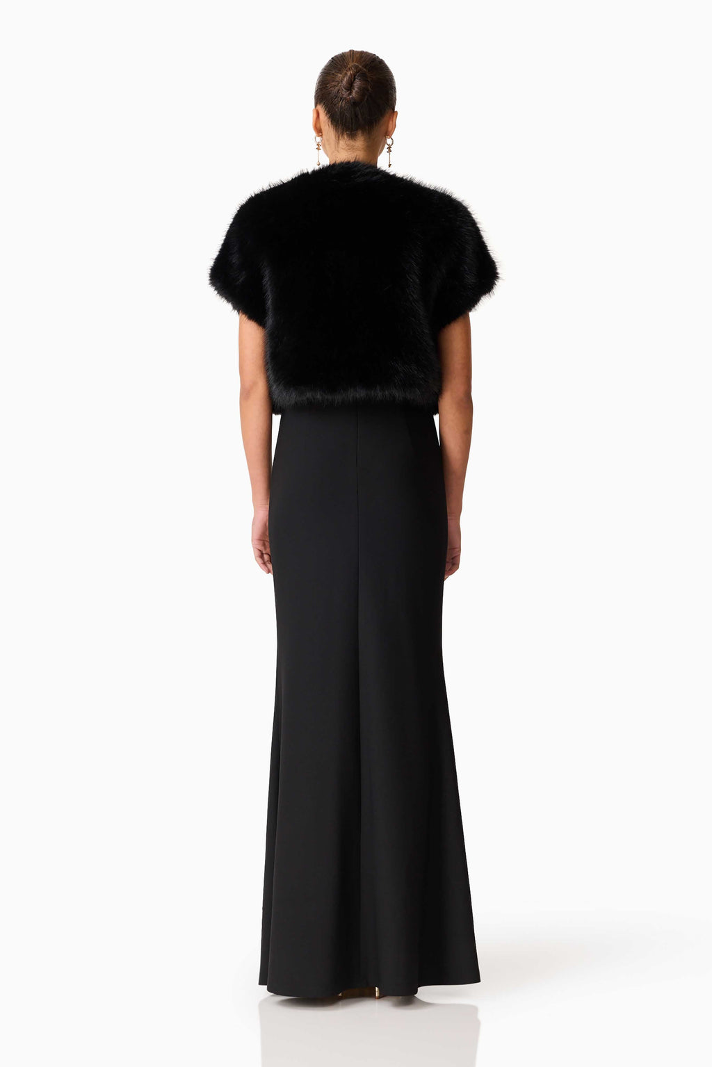 Lucyna Short Sleeve Bolero in Black