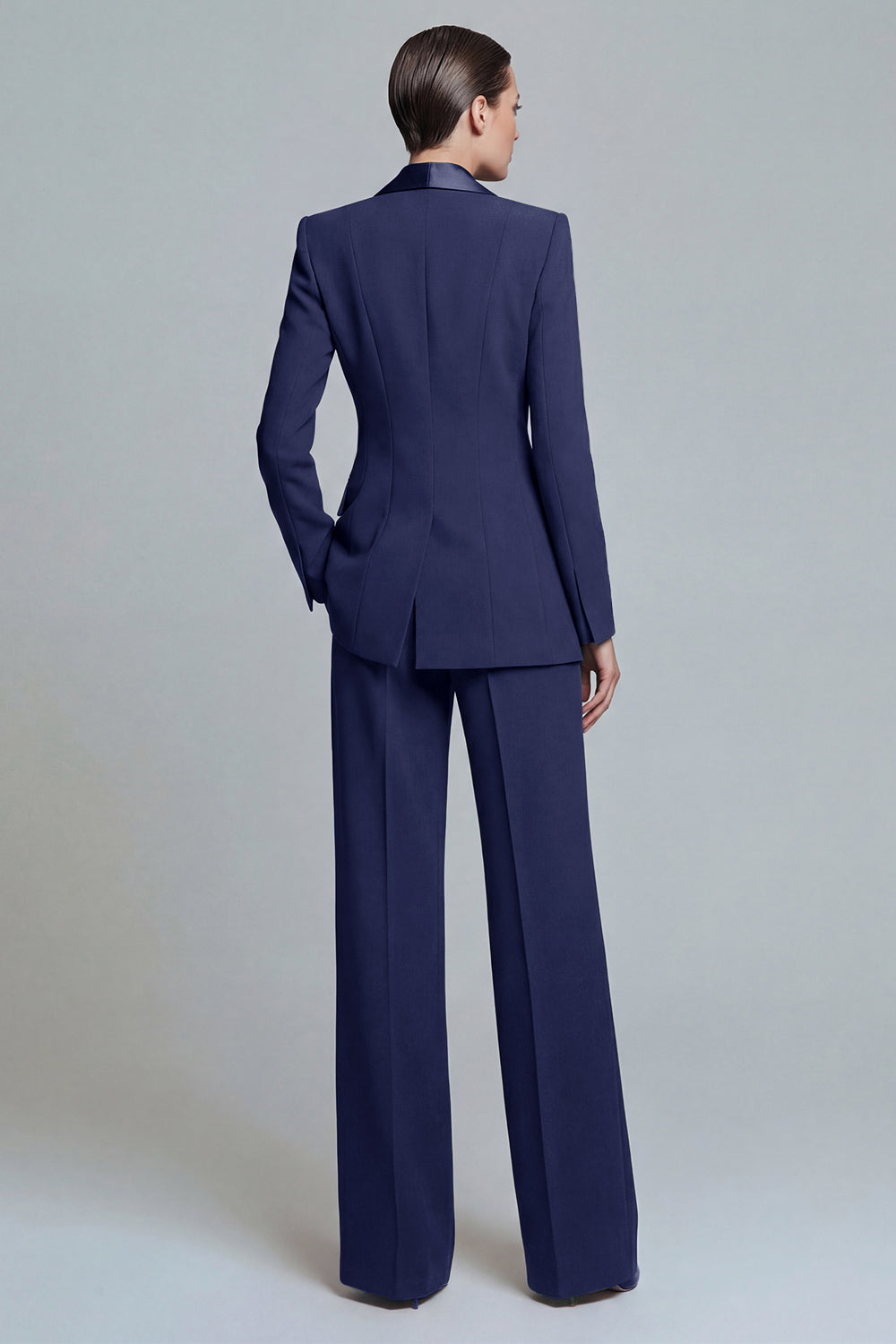 2 Piece Dark Green Shawl Lapel Single Buckle Women Suits