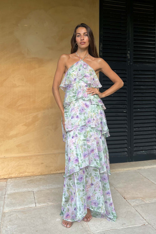 Mirabelle Cocktail Maxi Dress in Floral
